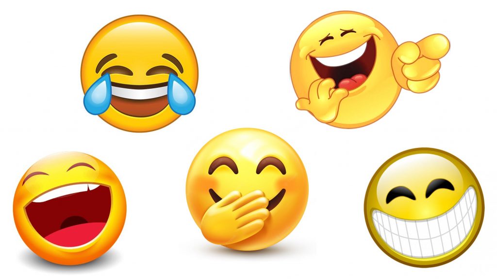 5 emojis of laugh...</p>

                        <a href=