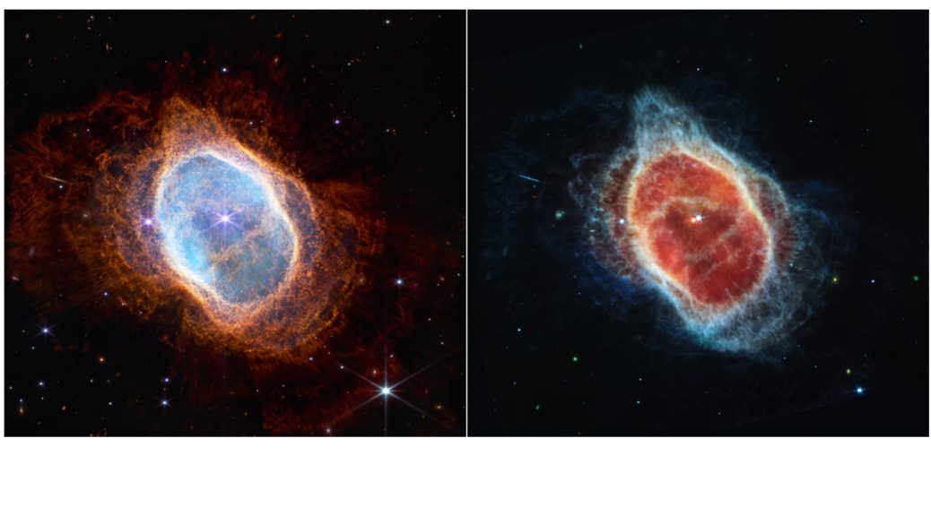 2 Views of Southern Ring Nebula